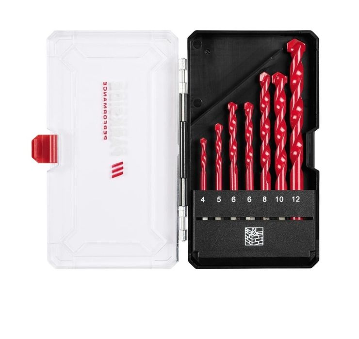 Set de 7 burghie profesionale PARKSIDE PERFORMANCE cu tija hexagonala