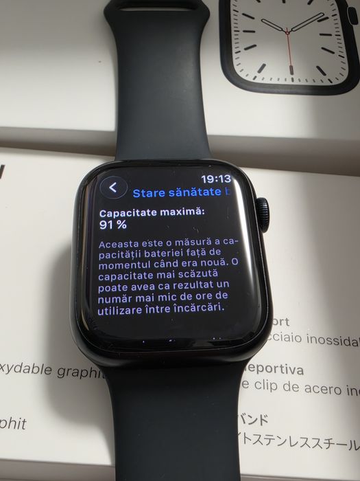 Apple watch,  seria 7, 45 mm