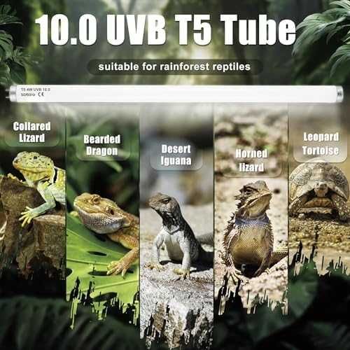 Нова UVB тръба T5 HO 10.0 21W 34in за терариум рептили UVA лампа