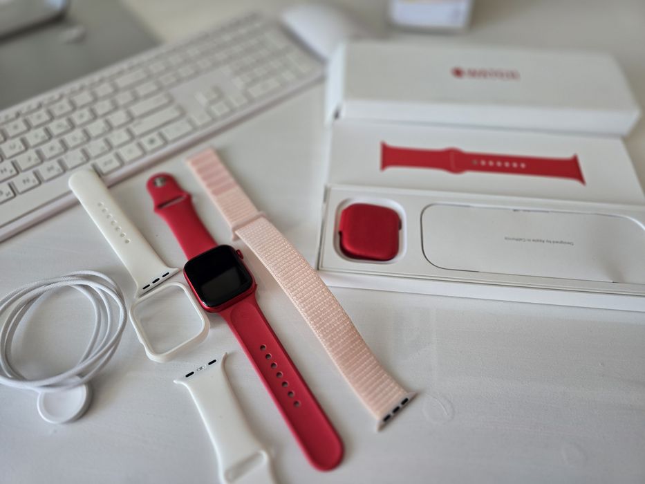 Смарт-часы Apple Watch Series 9 GPS M/L 45 мм, цвет корпуса красный