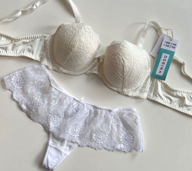 Сет бельо : нов  сутиен  Dorina 80B  и дантелени бикини