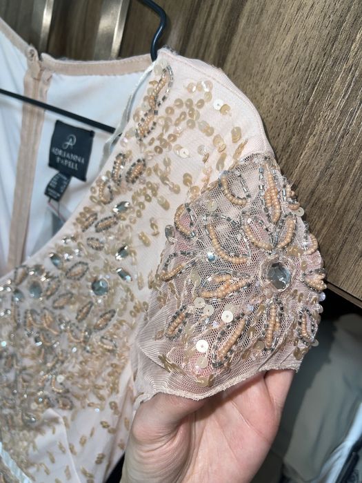 Роскошное брендовое платье ручной работы  Adrianna Papell.