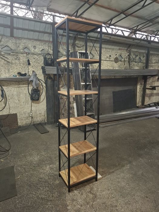 Лофт стелаж ва лофт столлар ишлаб чикарамиз