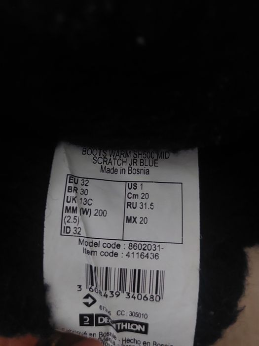 Cizme Decathlon pt zăpadă, nr. 32