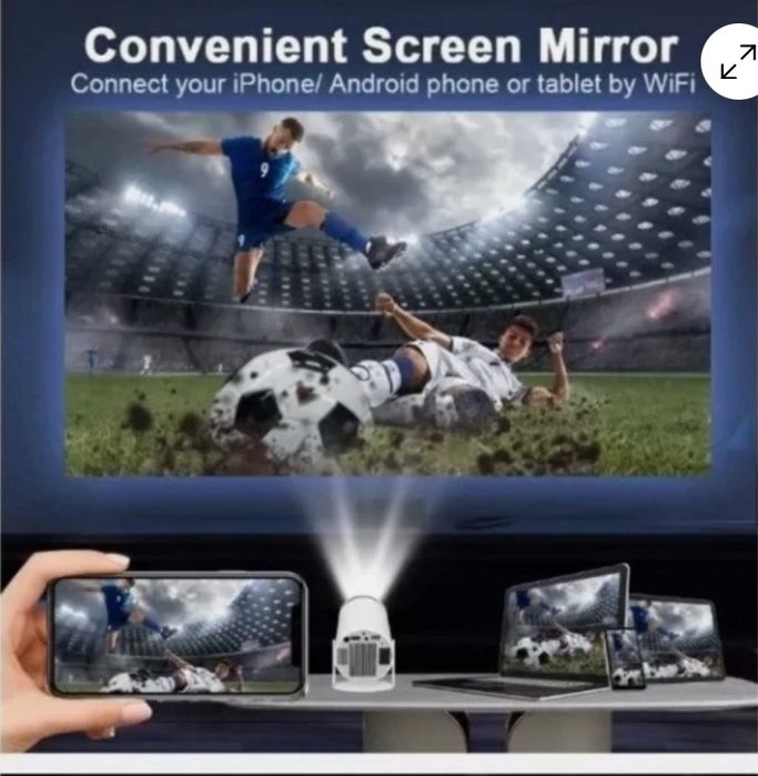 4K Mini Projector ULTRA HD