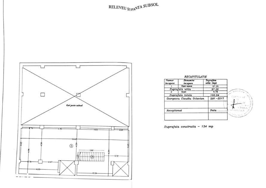 Zona Apărătorii Patriei Berceni S+D+P+E1 780 mp + Terasa 100 mp ideal