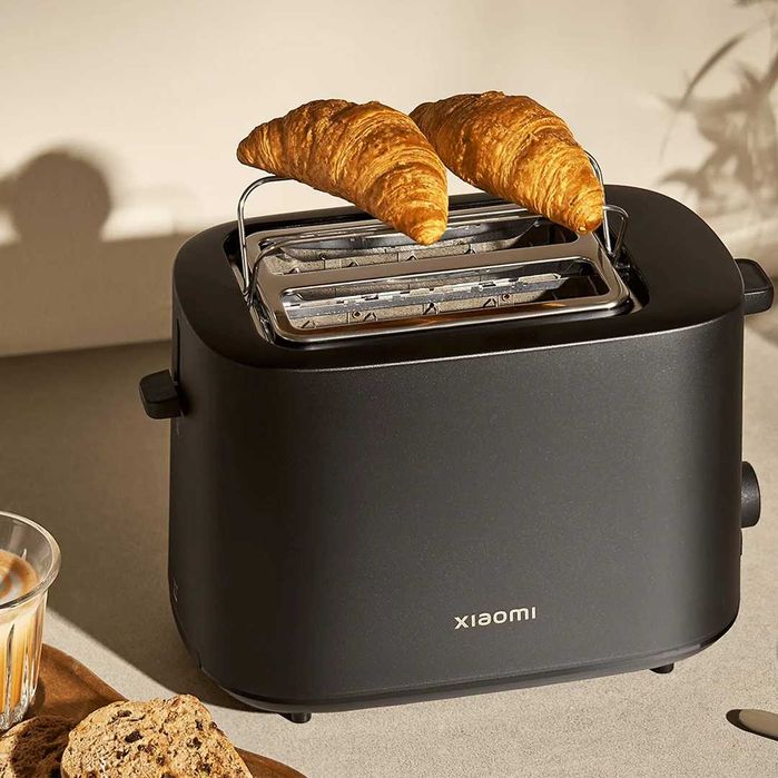 Тостер Xiaomi черный, глобальная версия, 1 год гарантии