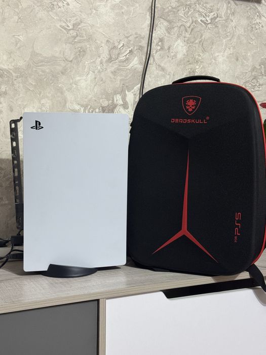 PlayStation 5 Fat Disc, 2 оригинальных джойстика, зарядная док-станция
