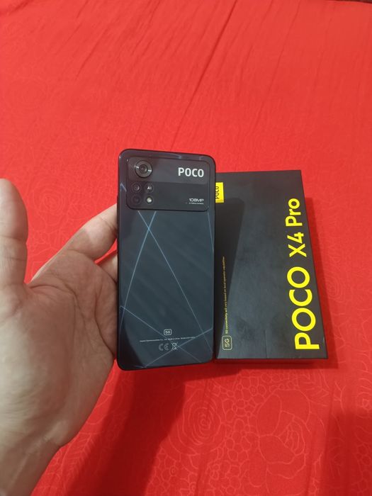 Xiaomi Poco X4 Pro 5G 12/128GB Black Igravoy Karobka Holati Ideal Zor