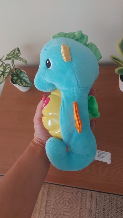 Calut de mare interactiv cu lumini,albastru,Fisher Price