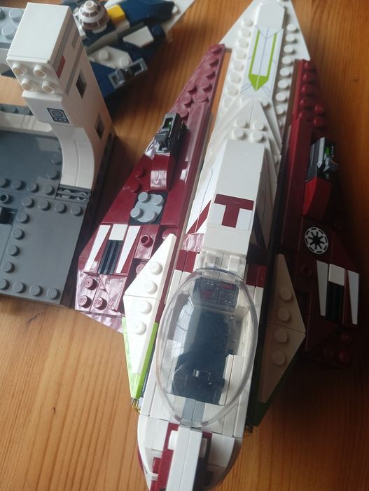 LEGO STAR WARS - сглобени сетове, без фигурки, инструкции и кутията