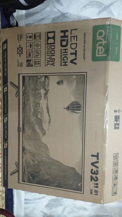 Yangi Artel 32 televizori