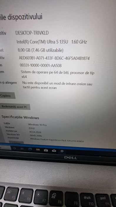 Laptop Dell Latitude 5540 i5 gen13 ddr5 dezmembrez
