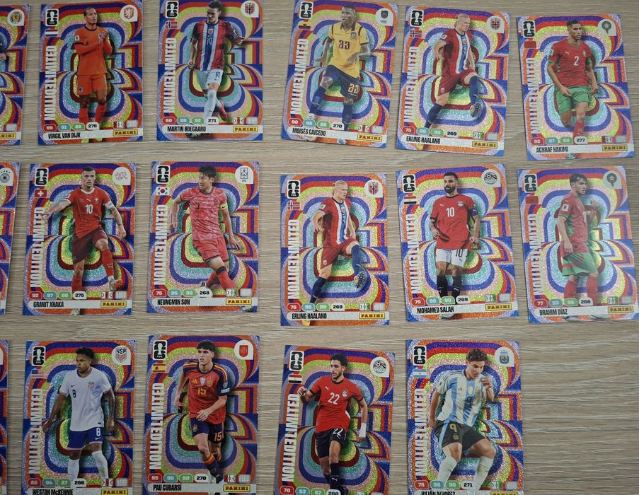 Panini FIFA World Cup 2026 Adrenalyn XL – Golden Baller, Limited Edition, Messi, Ronaldo, Haaland, Yamal
