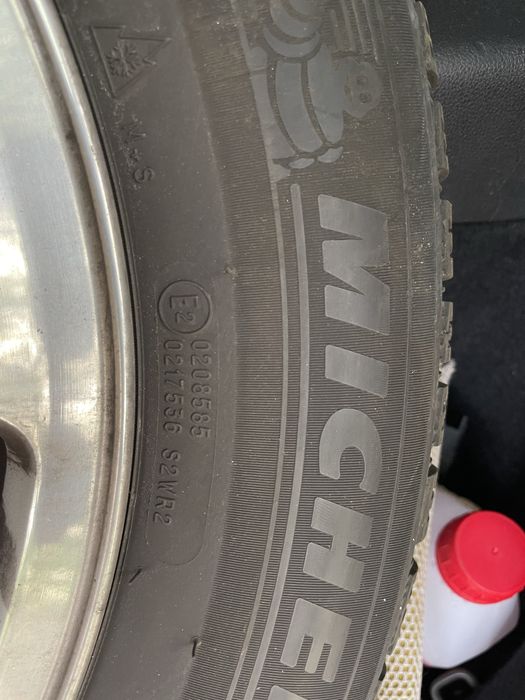 Ал. джанти AUDI със зимни гуми Michelin