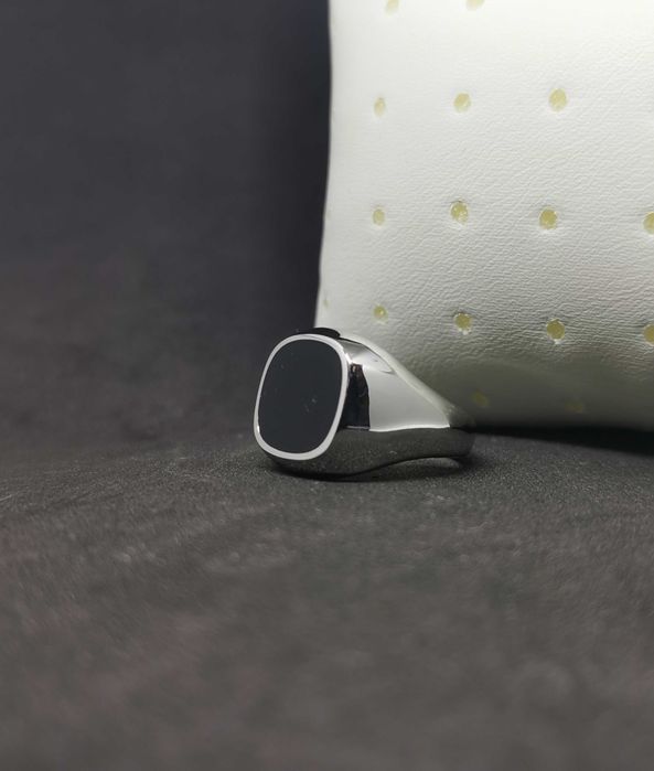 Мъжки пръстен от Медицинска стомана "Dark Opal"