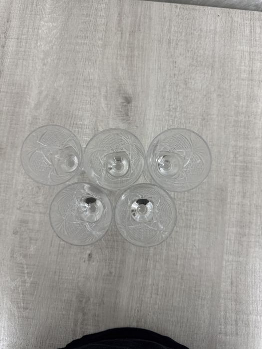 Хрюстальные Рюмки 5шт
