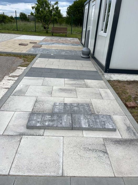 Плочи ASTI COLORI 60x30x5см, Semmelrock, цвят: графитено-бял меланж