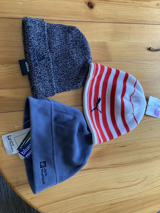 Оригинални зимни шапки Jack Wolfskin, Adidas,Puma