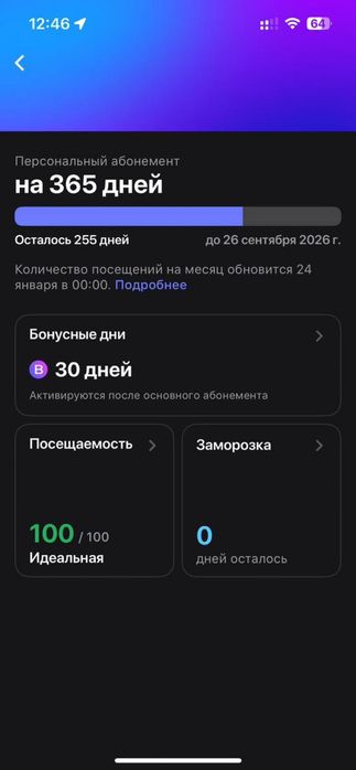 Продам абонемент 1фит