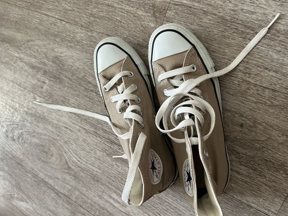 Converse бежевые