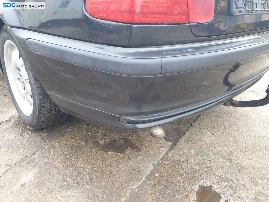 Bara Spoiler Spate BMW Seria 3 E46 1998 - 2006 Culoare 303/9 Cosmosschwarz Metall [0055]