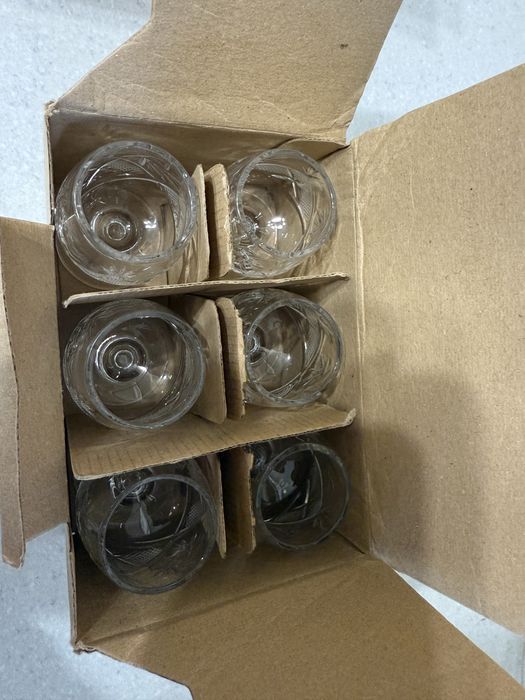 Рюмки хрустальные, 2 набора .