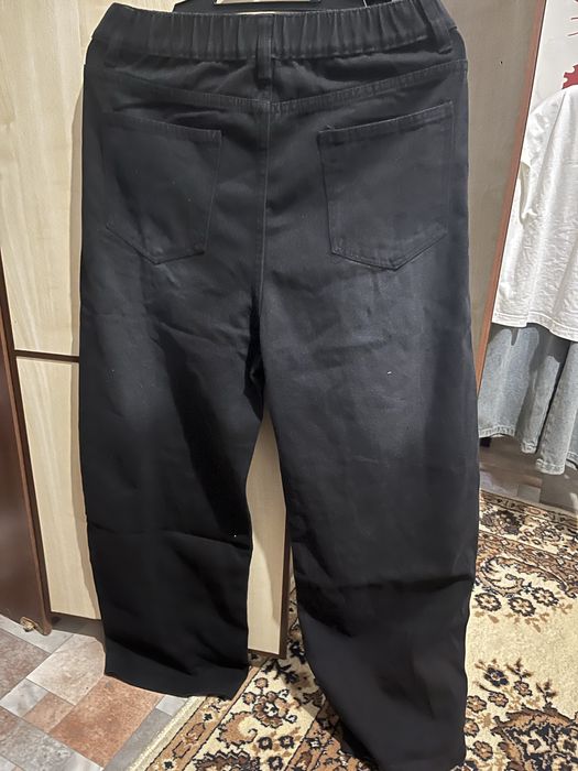 Джинсы черные baggy