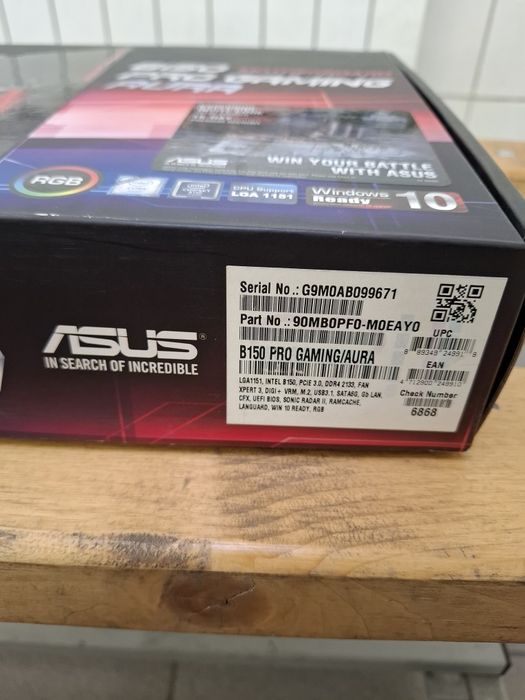 Placa de baza ASUS B150 PRO GAMING