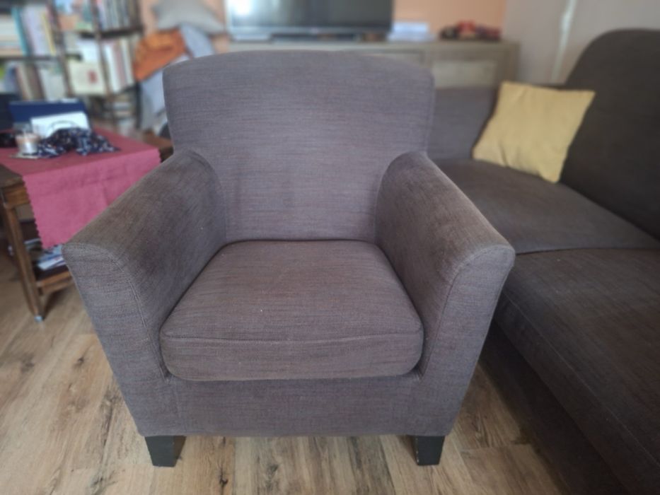 Мека мебел-диван и фотьойл