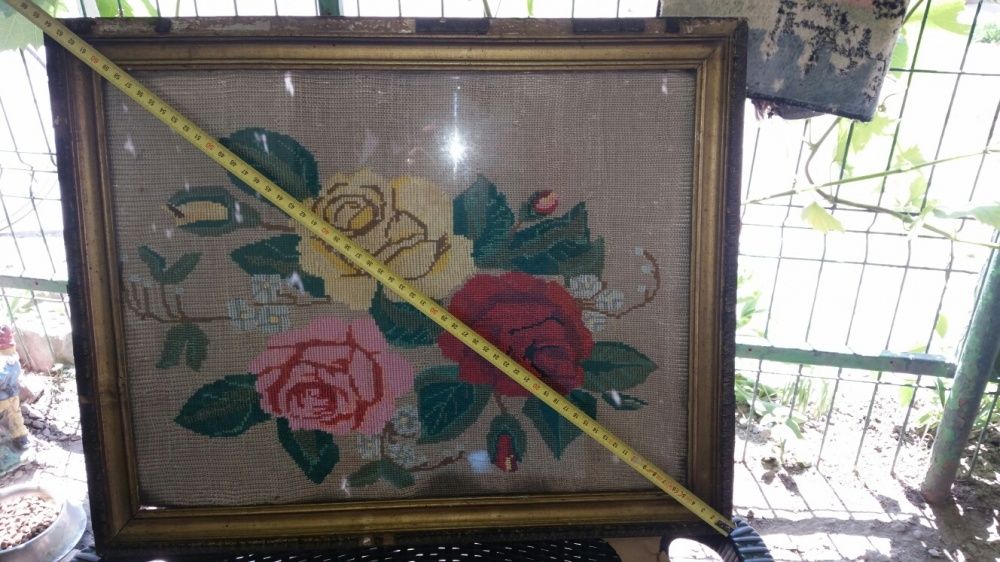 Goblen vechi. Cusut manual