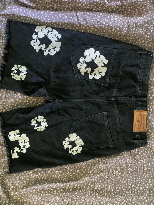 Pantaloni scurti denim tears M