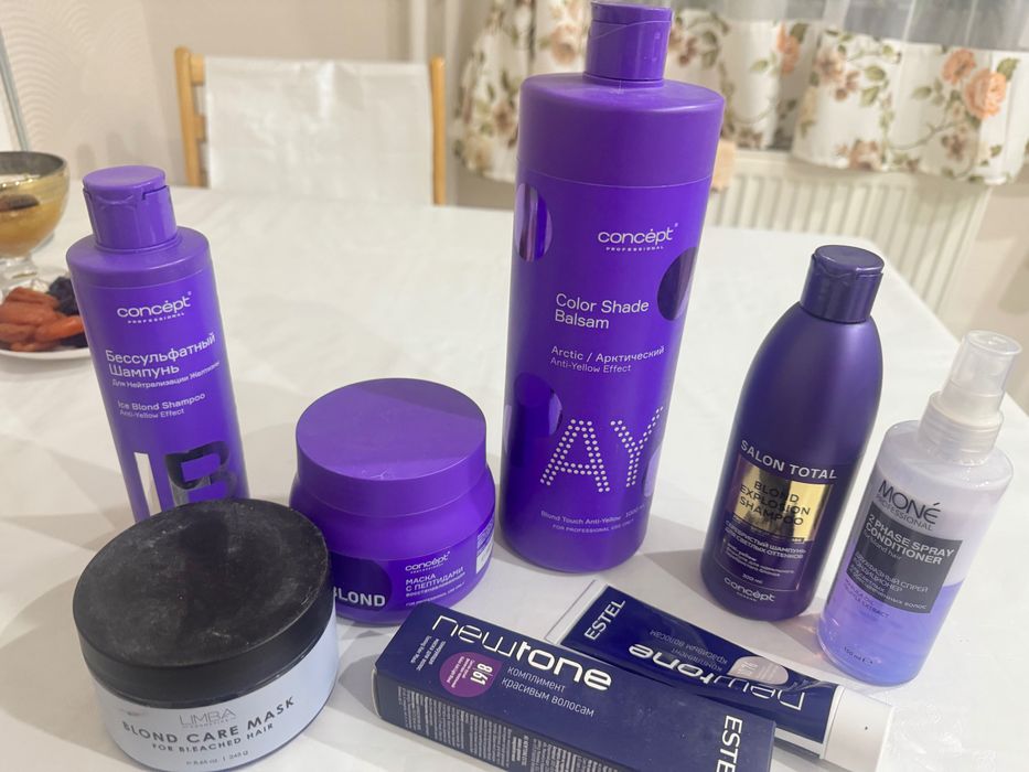 Набор уход за осветленными волосами