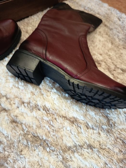 Дамски ботуши от естествена кожа