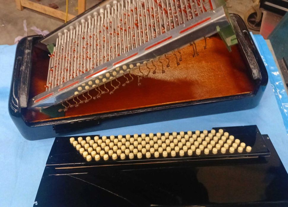 Acordeon Weltmeister Cantora – Ediție MIDI, placat cu aur de 24k