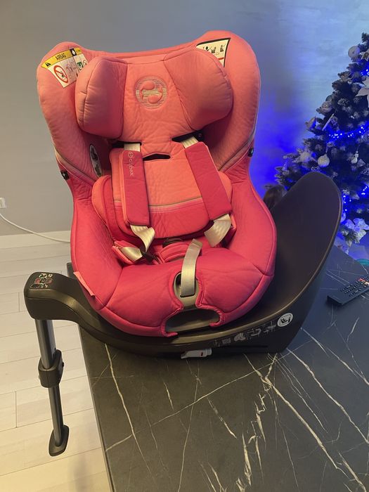 Scaun auto Cybex Sirona S I-size cu rotire 360• , de la 0-18 kg, Roz