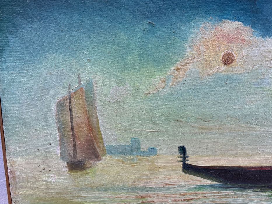 Картина масло върху платно