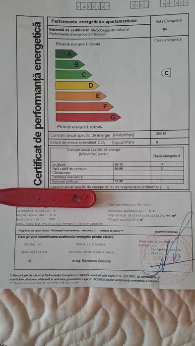 garsoniera 3/4,27 m2.bloc 1989