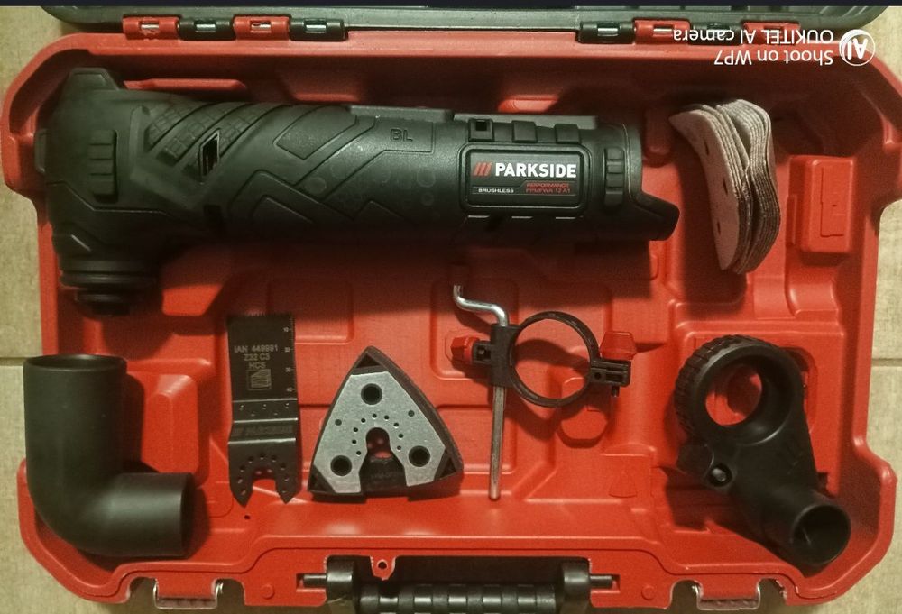 Parkside performance multifunctional 12V multi cutter taietor oscilant