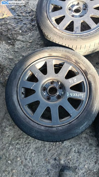 Set 4 Jante Roti Aliaj 205 55 16 R16 ET45 Volkswagen Passat B5.5 2001 - 2005 [M9582]