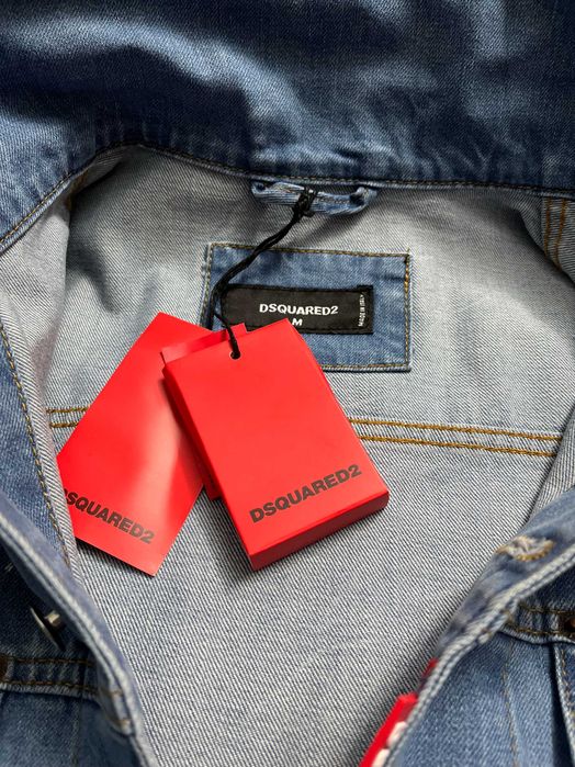 #REDUCERE 100 LEI# Geaca de blugi/jacheta denim barbati Dsquared2 Trip