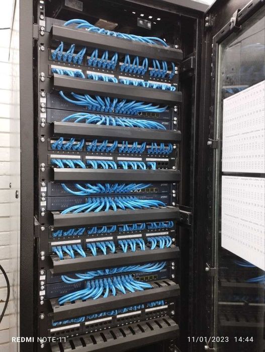 Патч панель 24 порт кат 6