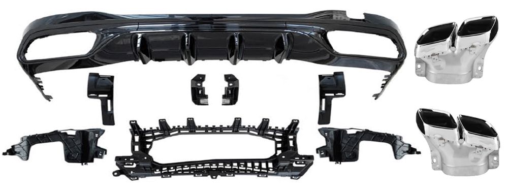 Добавка за задна броня Maxton design за Mercedes Benz W206 (2021-)
