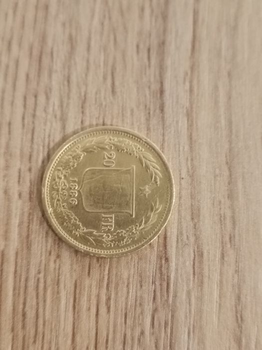 Златна монета  Швейцария нумизмати чна