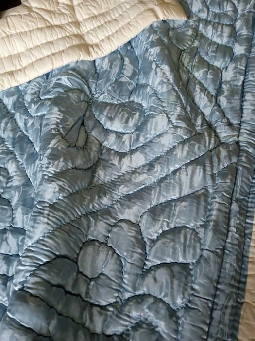 4 бр нови юргани памук - 2 х150 /200 см жълти+ 2х 170/210 син и розов