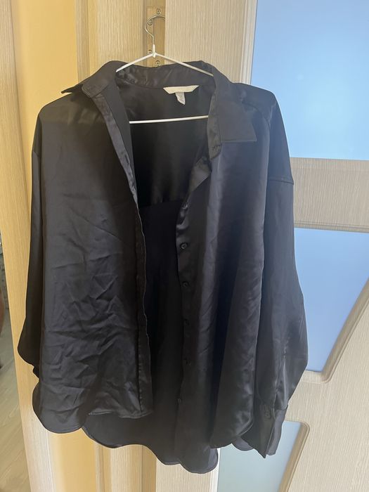 Черна риза H&M - М, оувърсайз