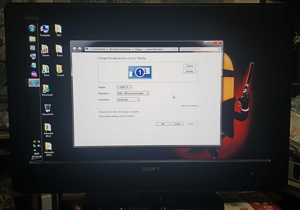 Televizor Sony Bravia de 32 inch (80 cm) - non-smart