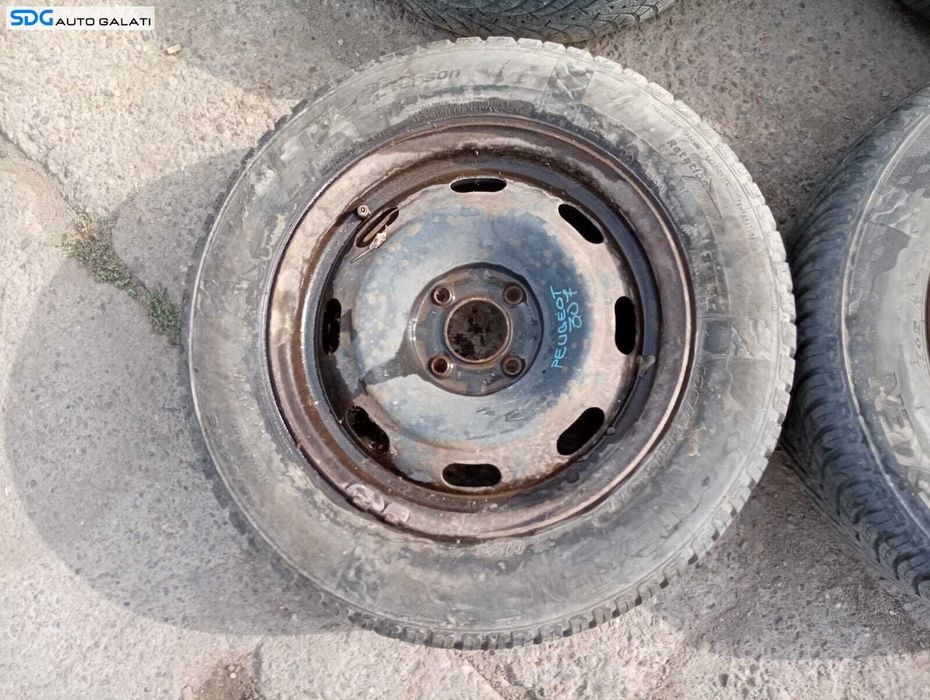 Set 4 Roti Jante Tabla 195 65 15 R15 Peugeot 307 2001 - 2005 [M6542]