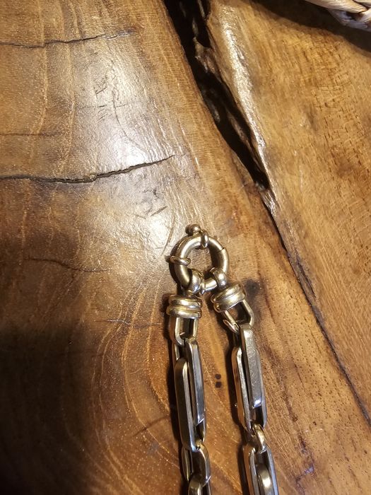 Златен синджир бяло и жълто злато 29 грама