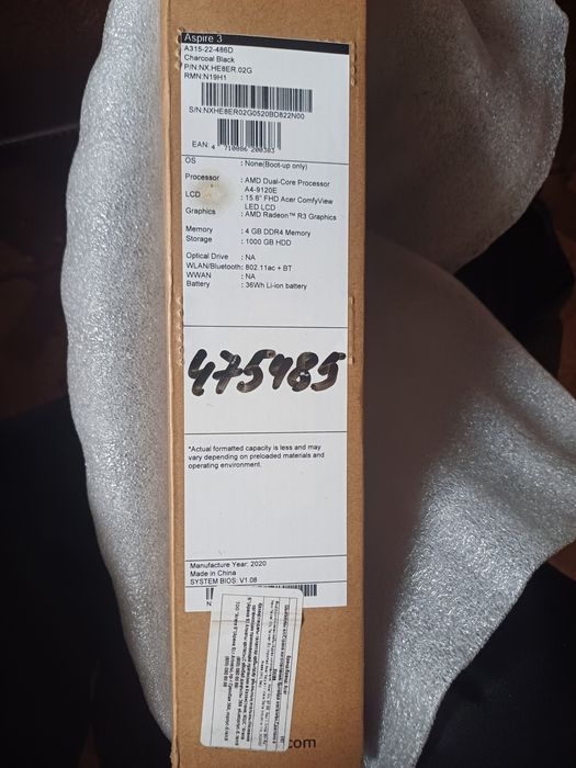 Ноутбук новый оригинал